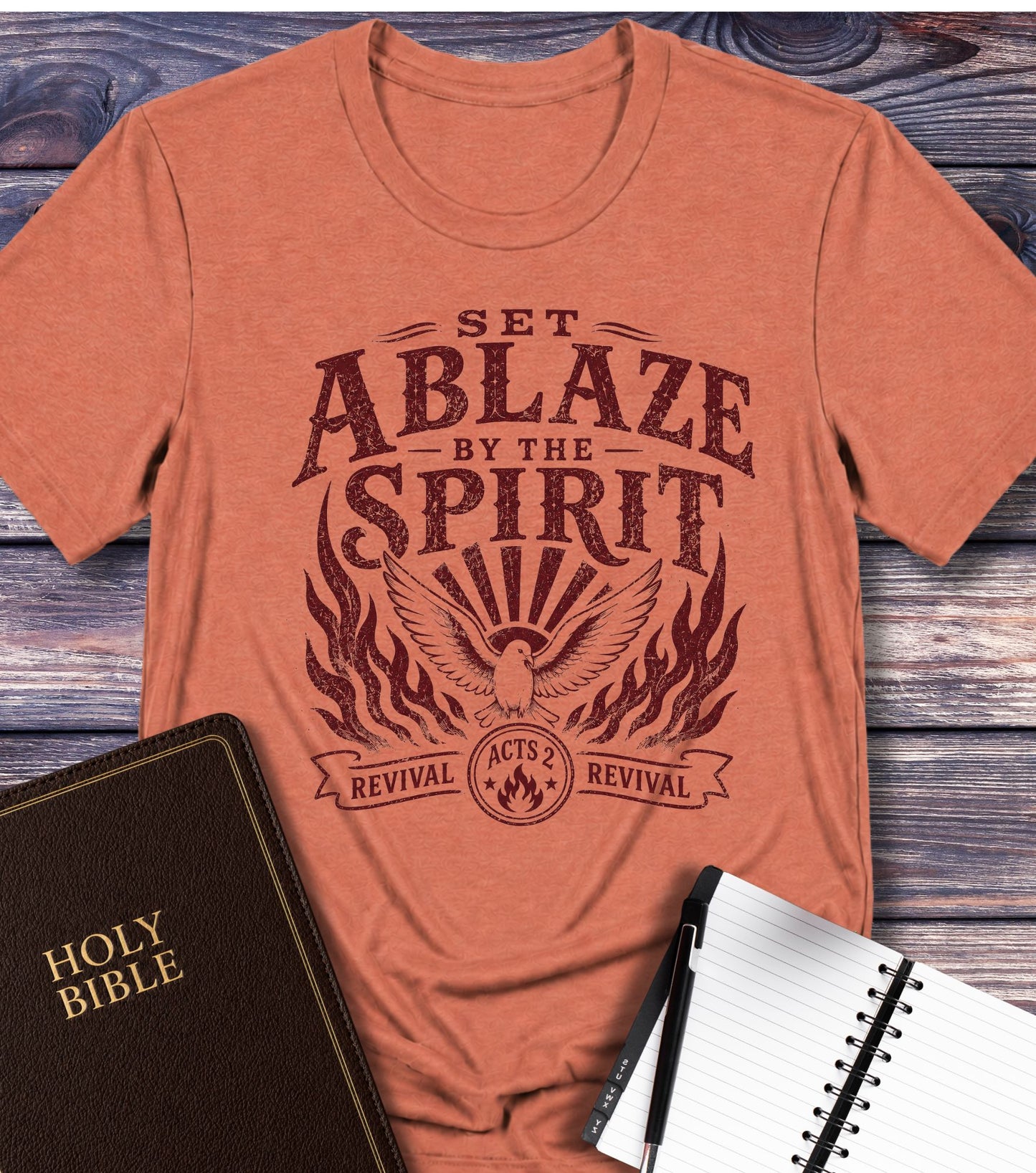 Ablaze Spirit Christian Tee