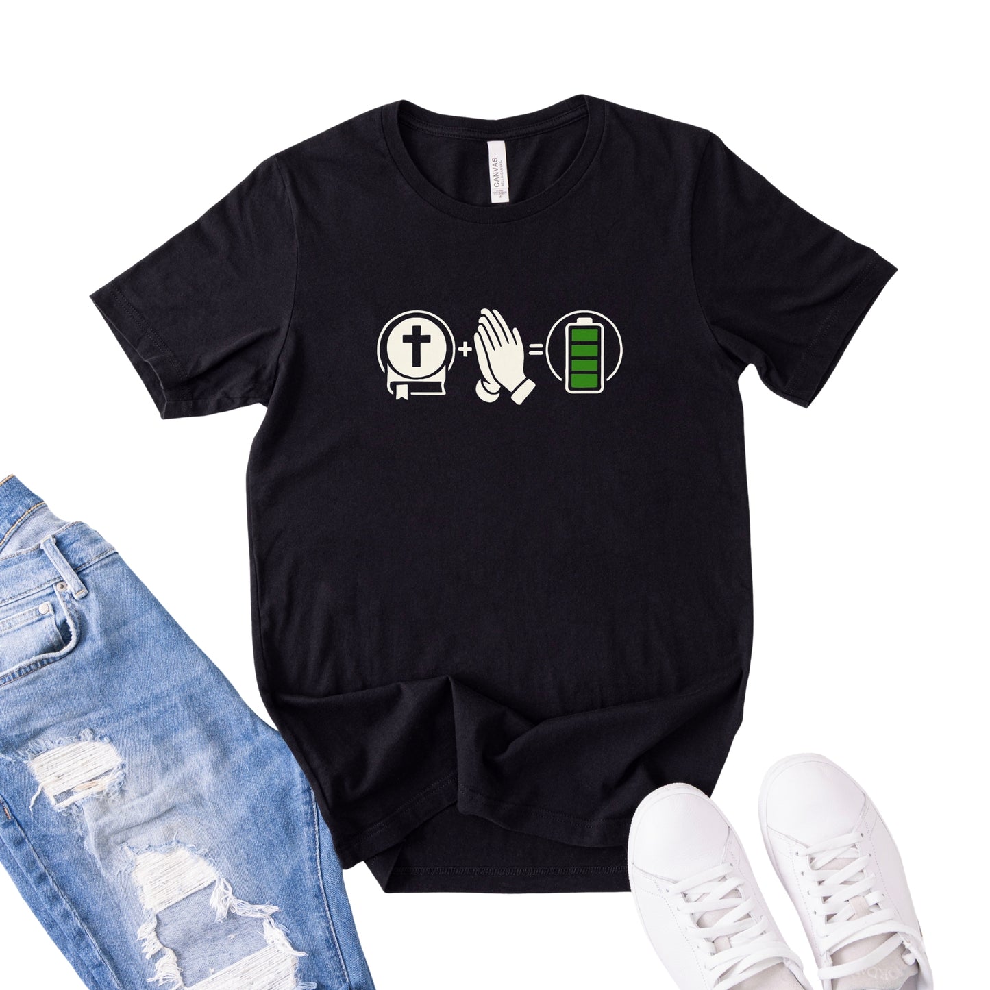Faith, Prayer & Recharge T-Shirt