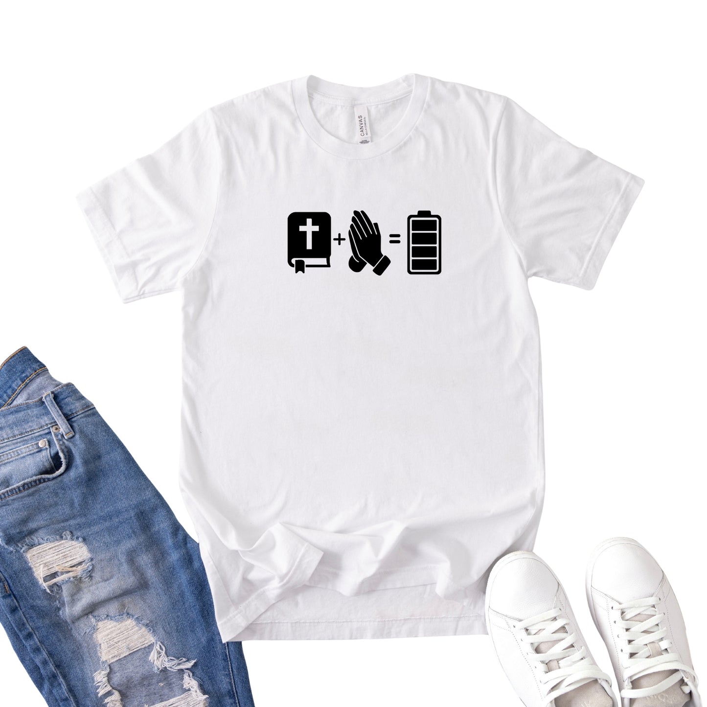 Faith, Prayer & Recharge T-Shirt