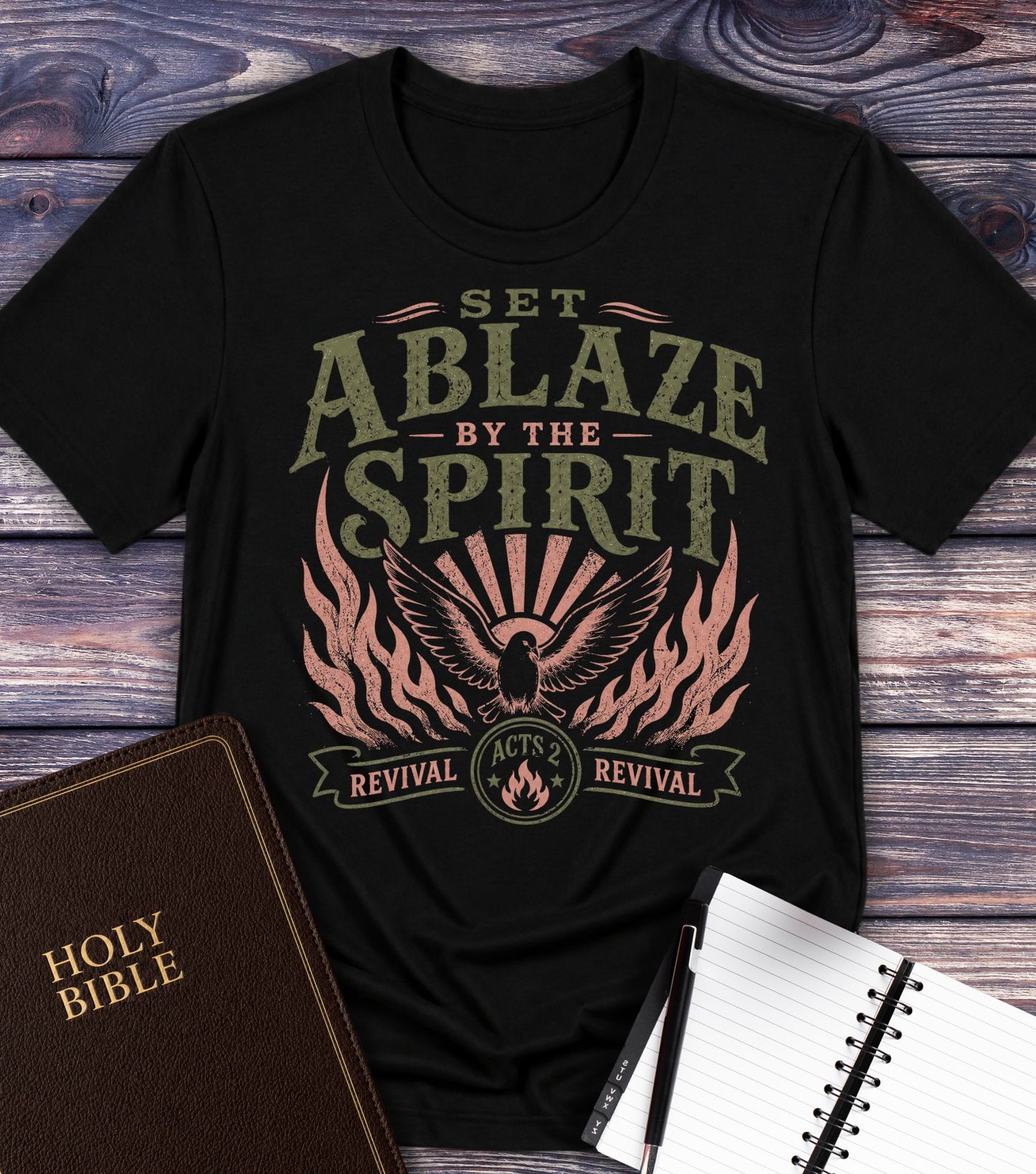 Ablaze Spirit Christian Tee